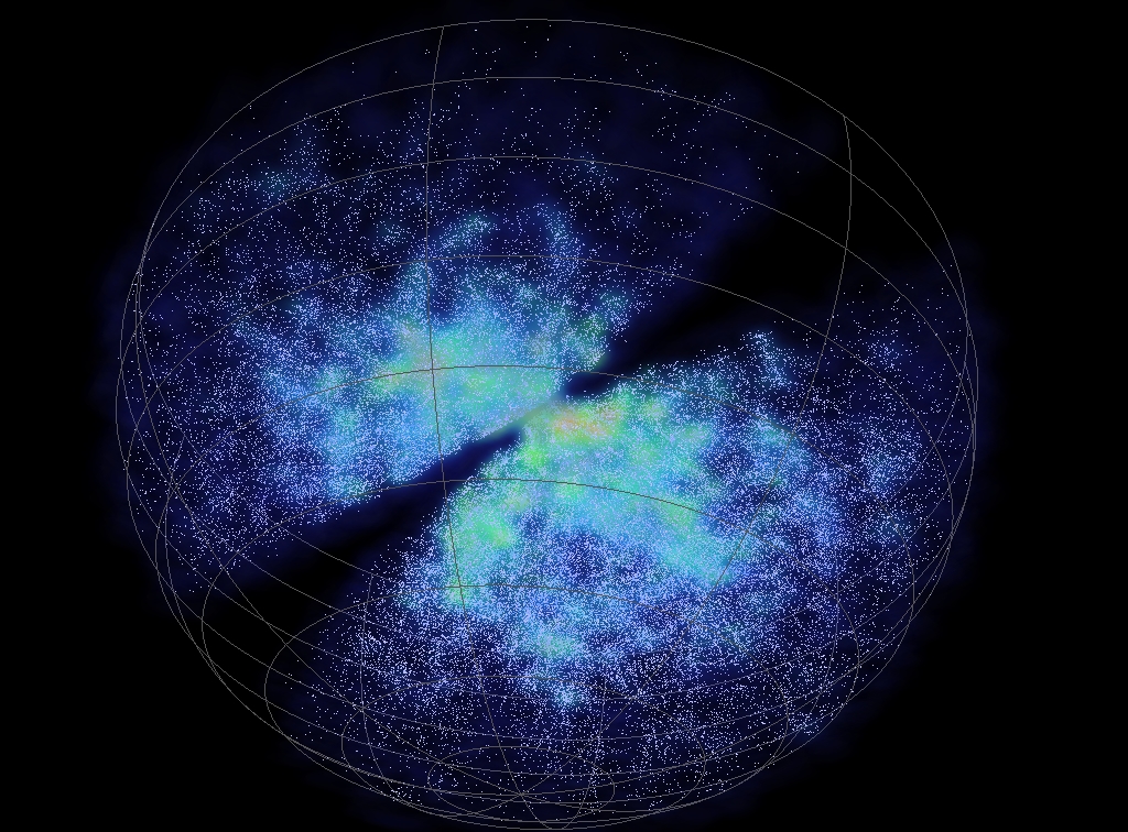 simulasjonar av galaksar i det nærliggjande universet vårt