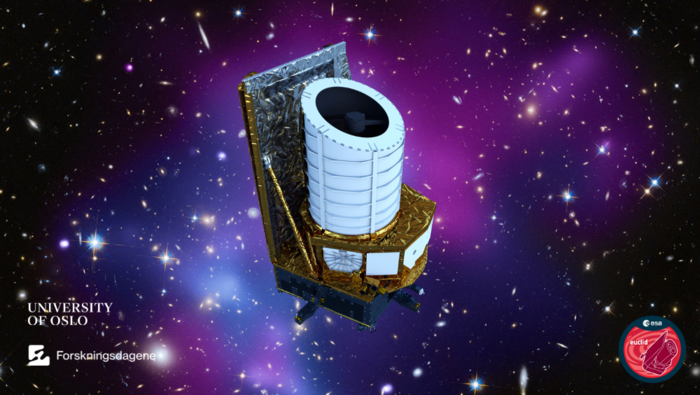 illustration of satellite Euclid in space