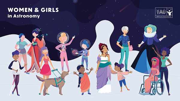 Banner IAU100: Women & Girls in Astronomy