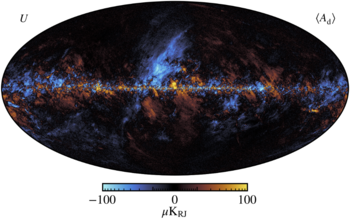 These are images of polarized light from vibrating dust grains in the Milky Way galaxy. Credits: Svalheim et al.&amp;#160;BeyondPlanck XIV. Polarized foreground emission between 30 and 70GHz.