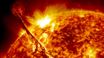 image of a solar explosion