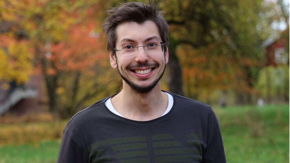 Man smiling