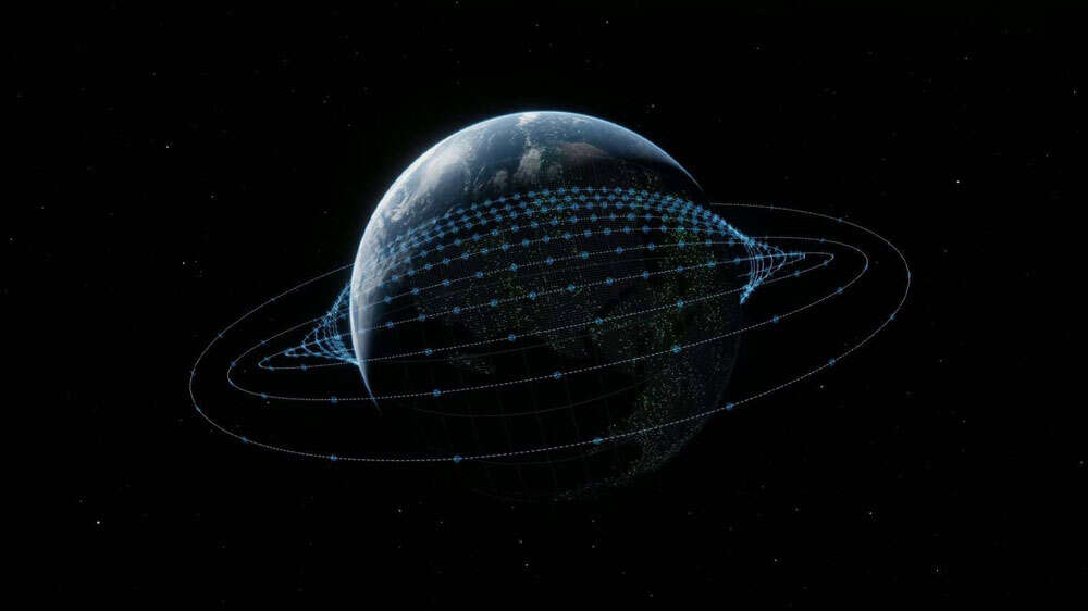 Satellites orbiting Earth