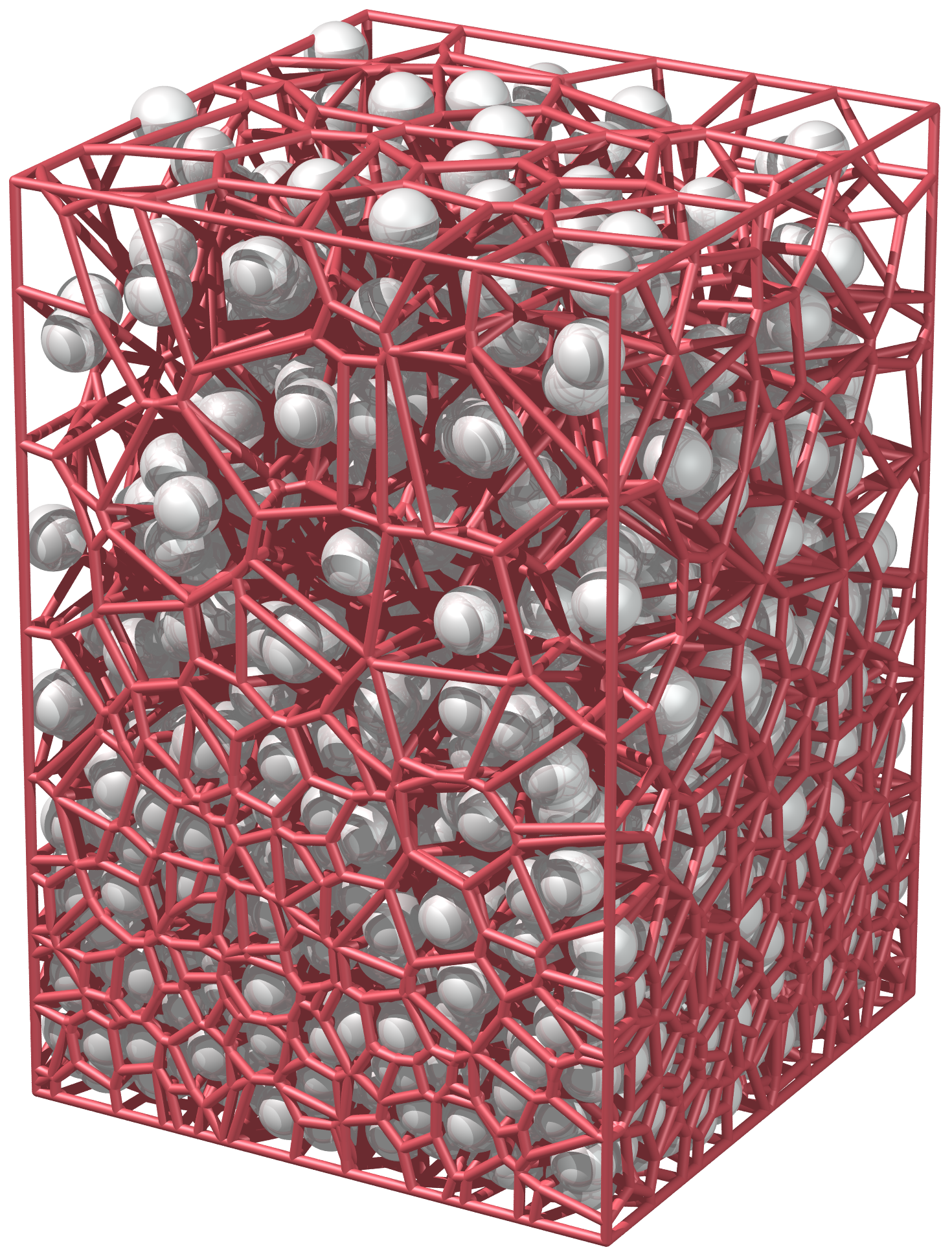 computer simulation of a 3D grid