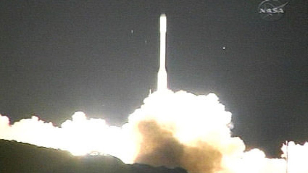 bildet av Taurus-raketten under oppskyting