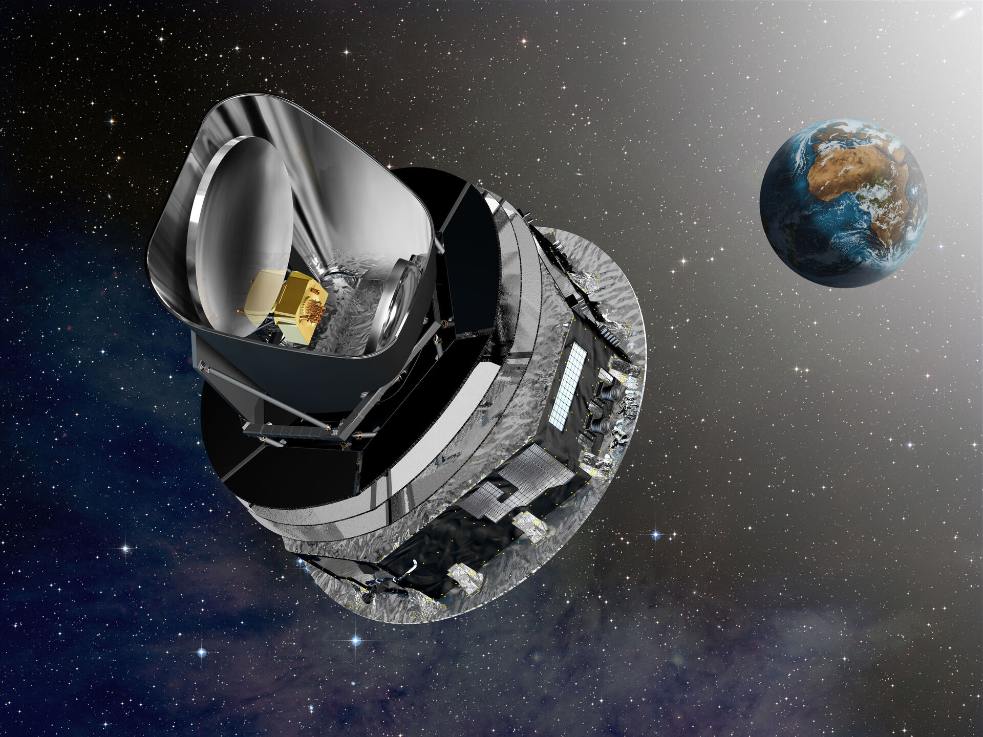 Planck-satellitten i rommet