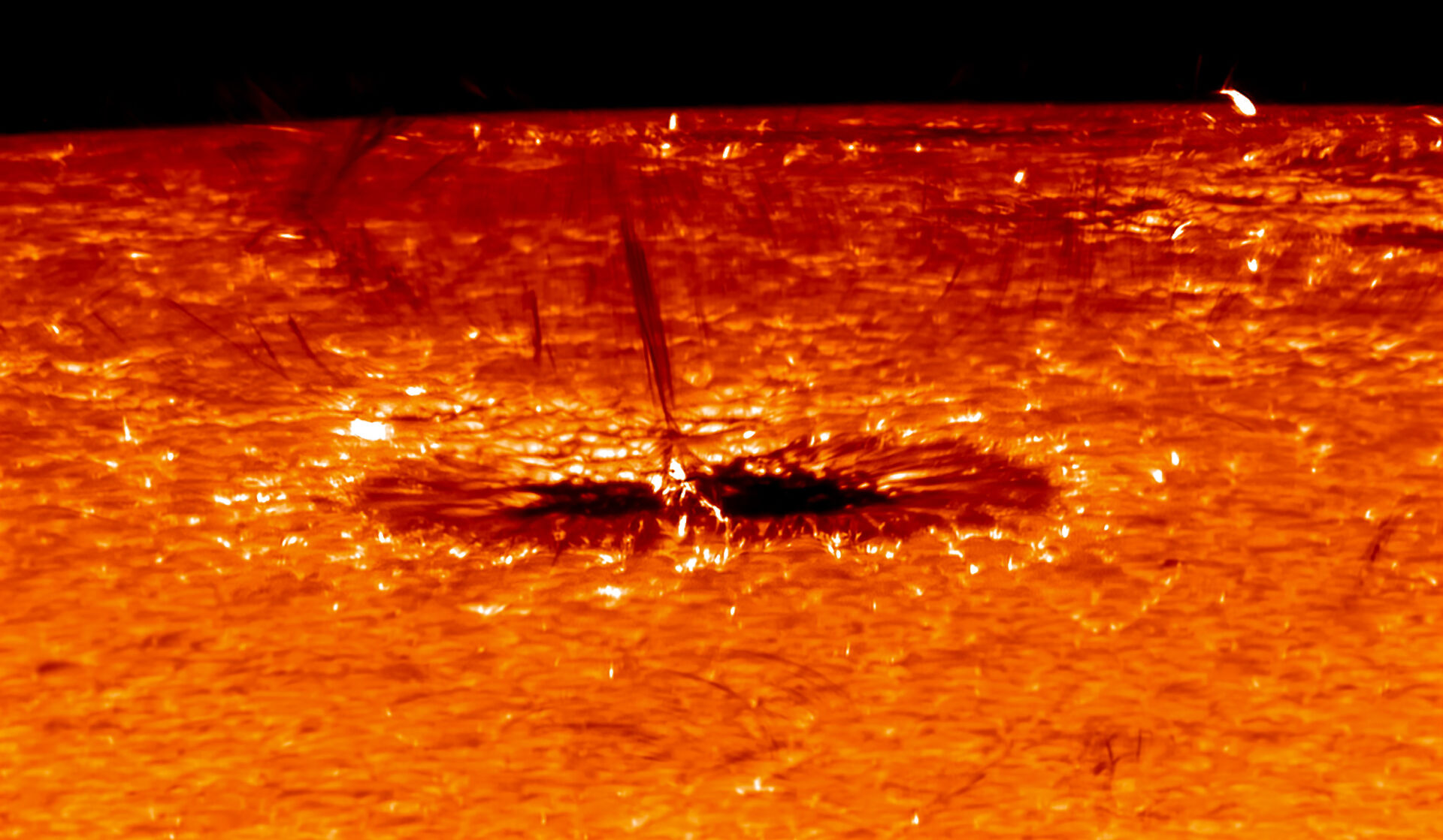 observation of the solar surface