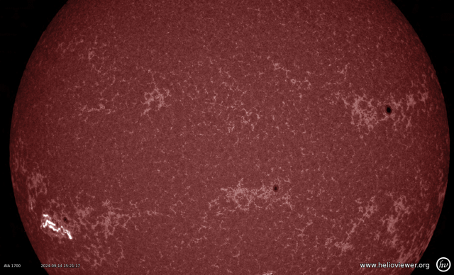 Image of the surface of the sun 