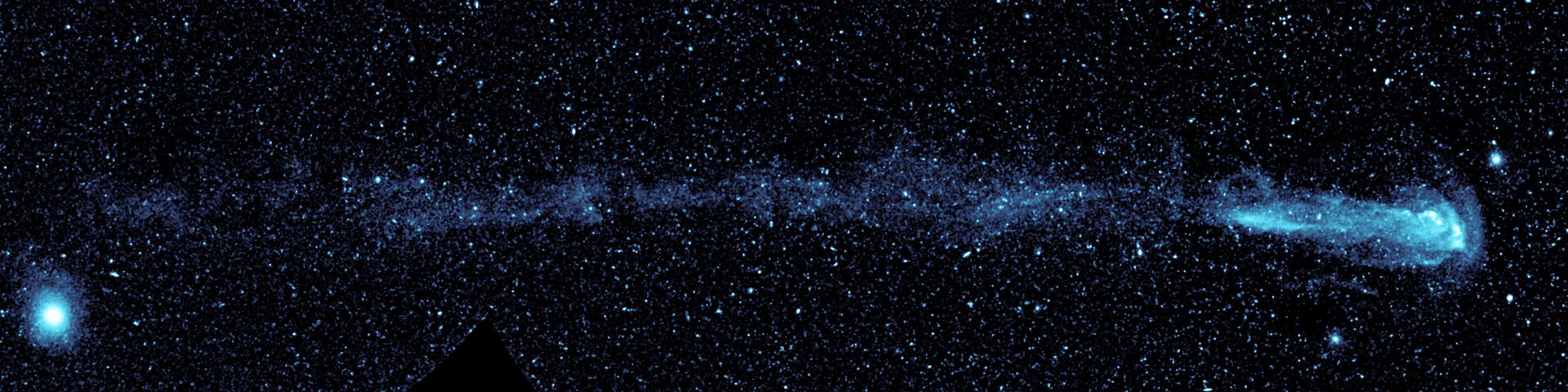 image of a star emitting gas 