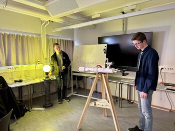 Elevene testet en observasjonsmetode for å oppdage eksoplaneter i bane rundt andre stjerner.
