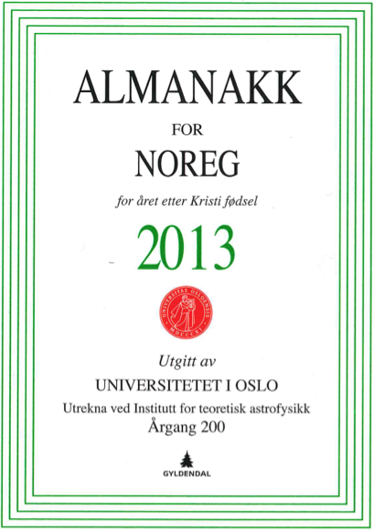 Almanakk for Noreg