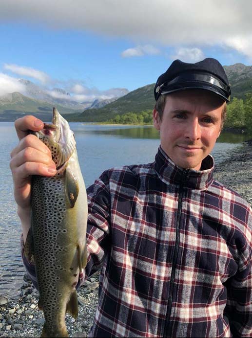 Jonas har fått fisk