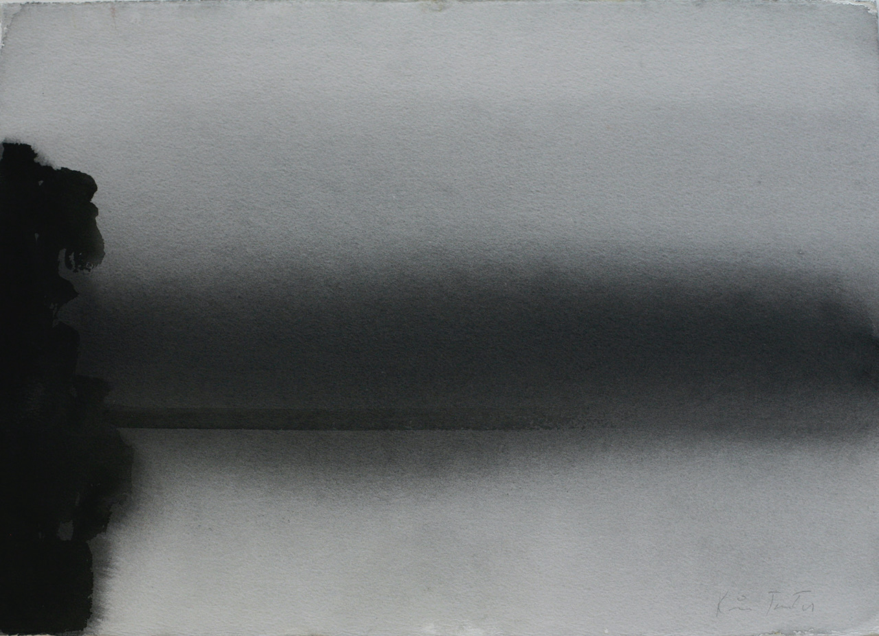 Bildetekst: Kåre Tveter, August (uten datering). Akvarell. Gjengitt med tillatelse. Galleri Lyshuset, Skarnes. https://www.lyshuset.no/ ©Kåre Tveter /BONO.