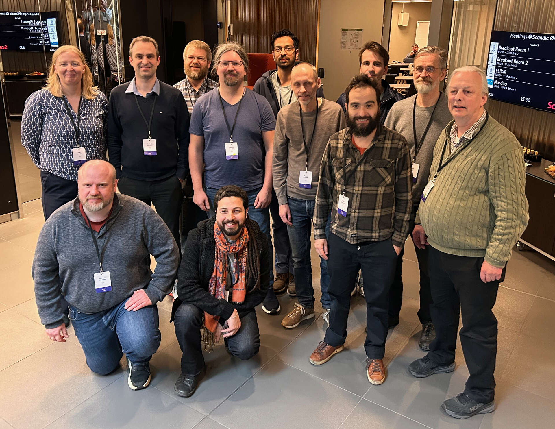 Bildet viser et gruppefoto av ELIXIR-Oslo-teamet i Bergen April 2026