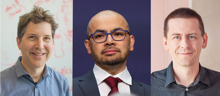 Picture of David Baker, Demis Hassabis, and John M. Jumper