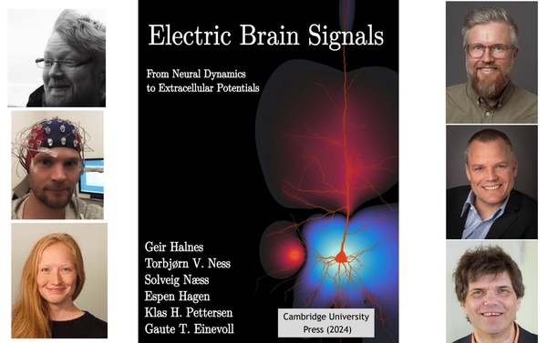 Picture of the cover of the book and the authors. 