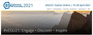 Banner: EGU21 - #vEGU21: Engage • Discover • Inspire