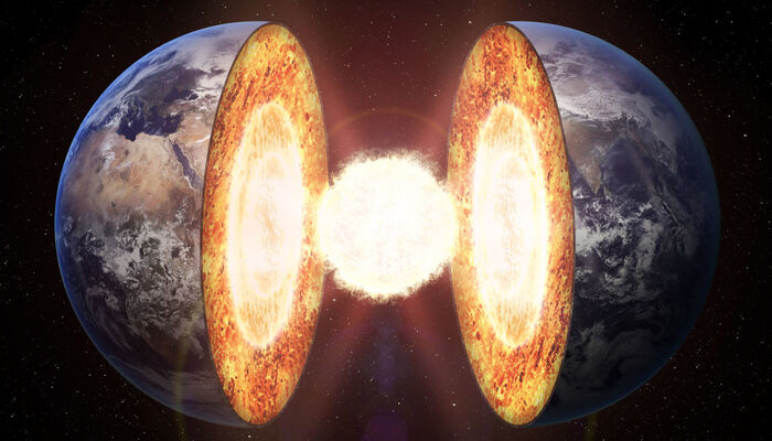 Picture of the interior of the Earh. Figure/Illustration: Vadim Sadovski / Shutterstock / NTB