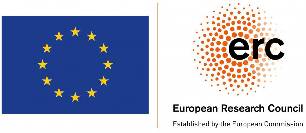 EU flag and ERC logo.