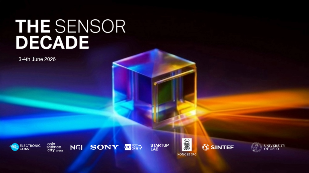 The picture shows the logos of the participating companies.  Image text: The Sensor Decade 2026 3-4 june