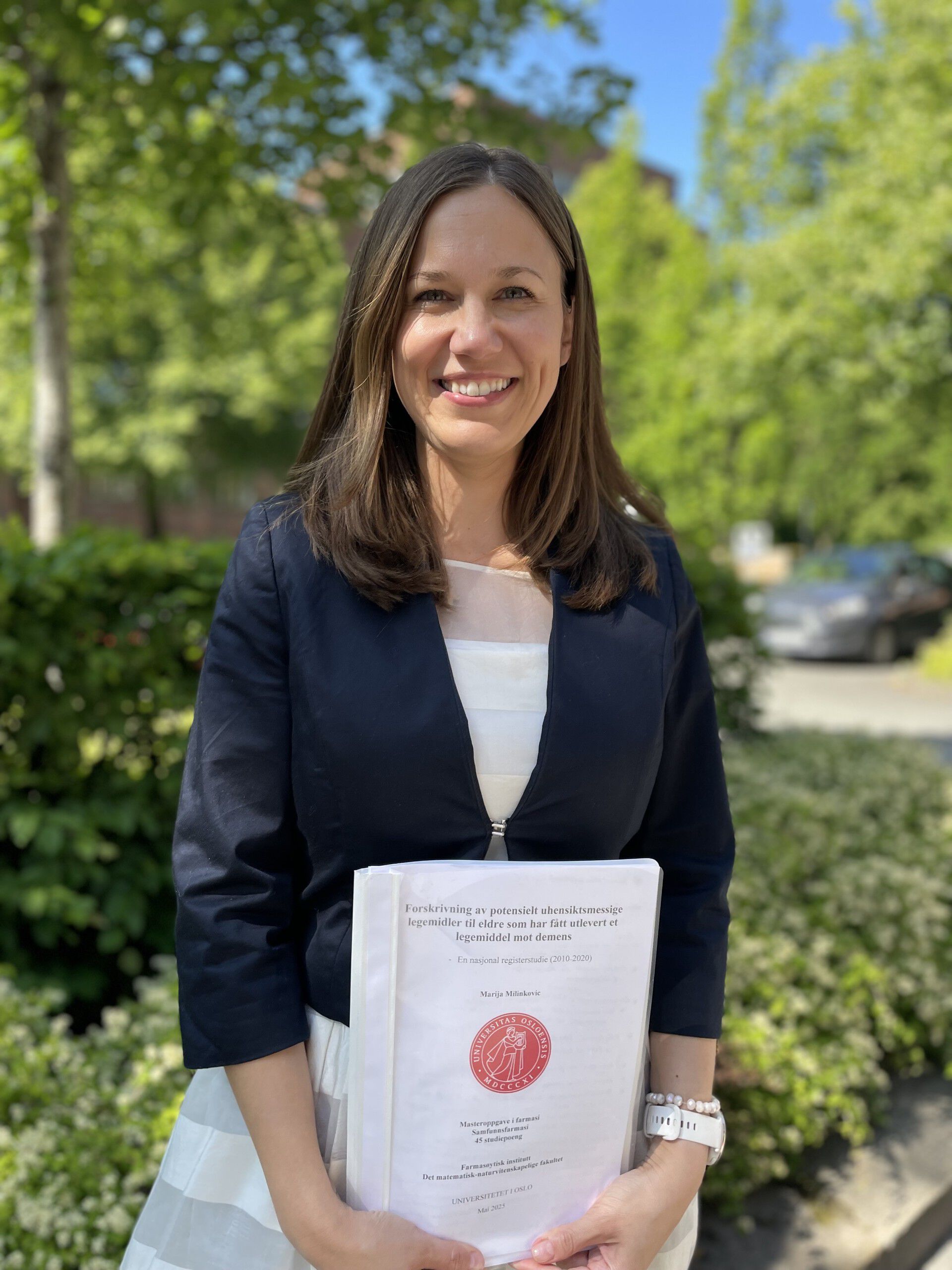 Milinkovic, Marija with her master thesis
