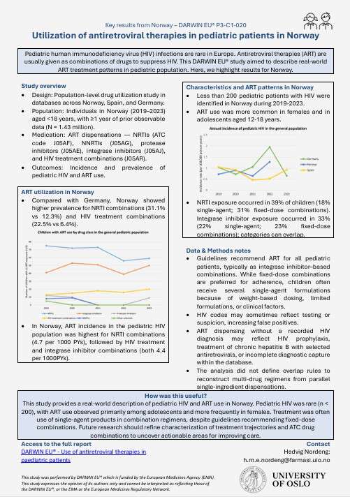 First Page of Factsheet