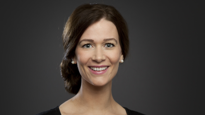 Kvinne som smiler