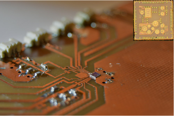Bilde av elektronisk chip.