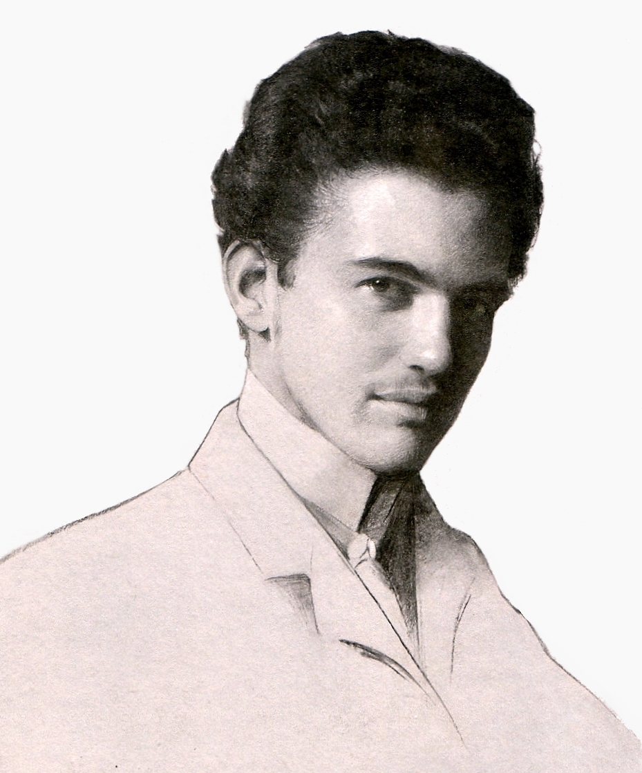 Drawing: Victor Moritz Goldschmidt in his younger years. Drawing from a family collection of Hans Goldschmidt. Credit: Asta Nørregaard.