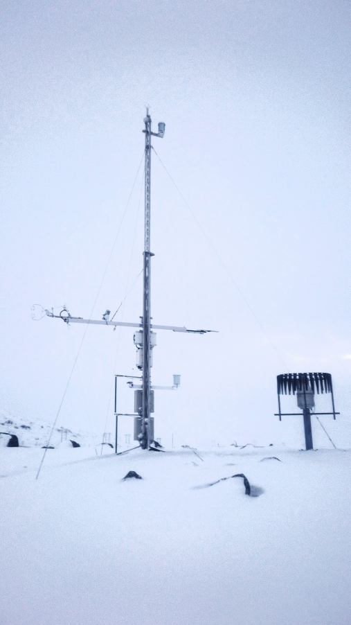 The stationary flux tower at Finse, Hordaland, Norway