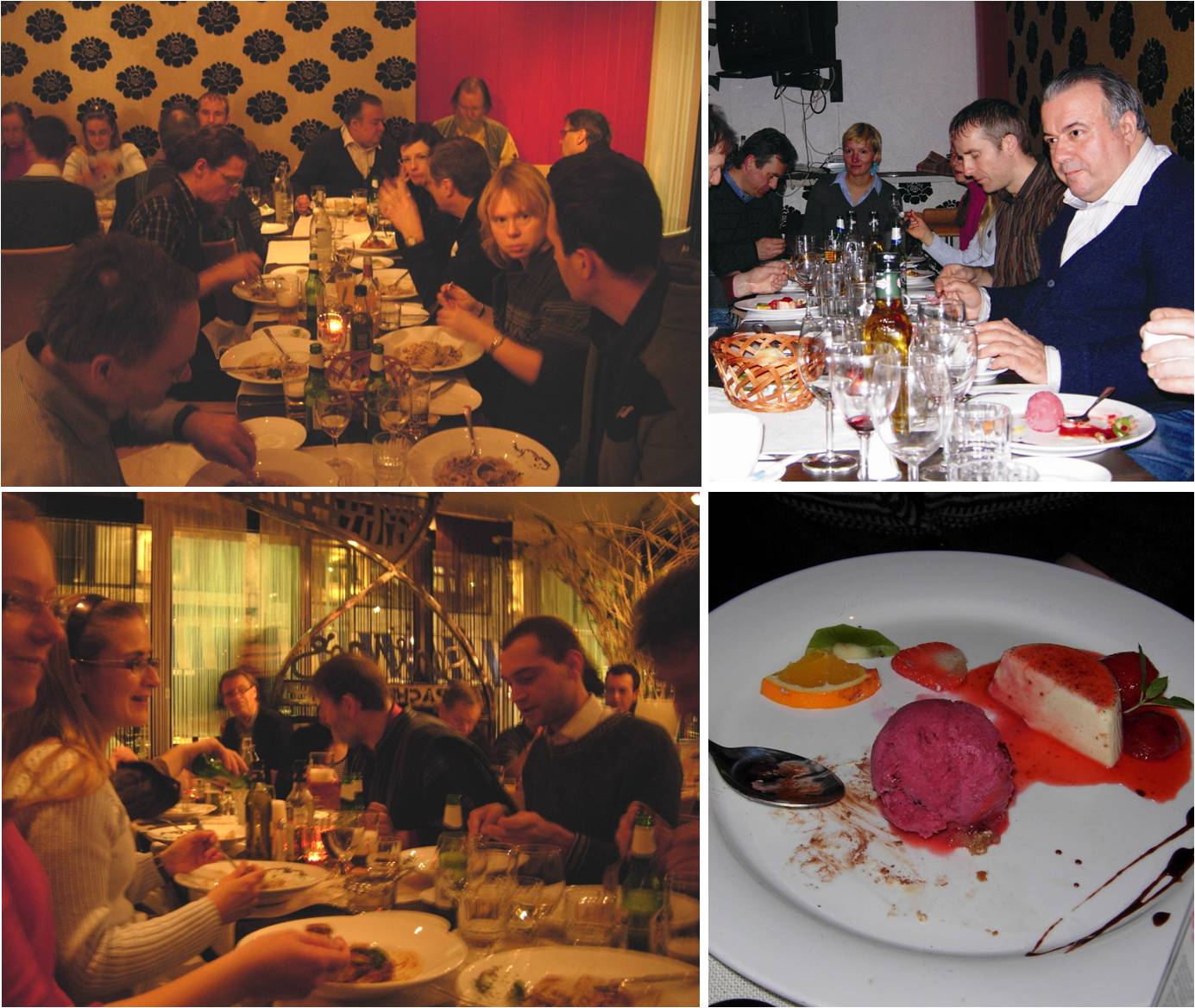 NIR dinner at Santinos