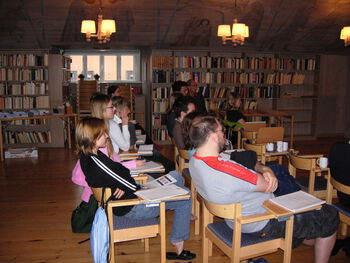 Building ,Furniture ,Table ,Bookcase ,Shelf.