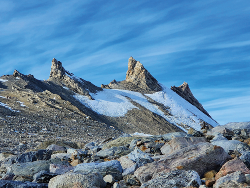 Photo: ANTARCTIC: Clouds over Antarctica on an icy summer day just outside the Norwegian research station Troll. Photo: Brynjar Landmark