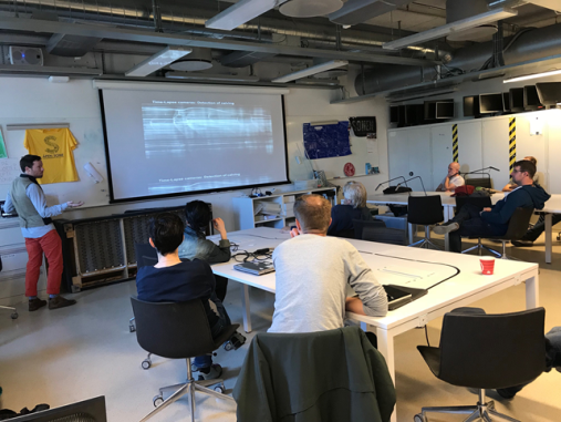 The Hive Workshop took place 18.9.2018 at UiO. A total of 20 participants used the opportunity to learn more about this eInfrastructure initiative to establish a hub at the Faculty of Mathematics and Natural Sciences at the University of Oslo for projects integrating technological development.