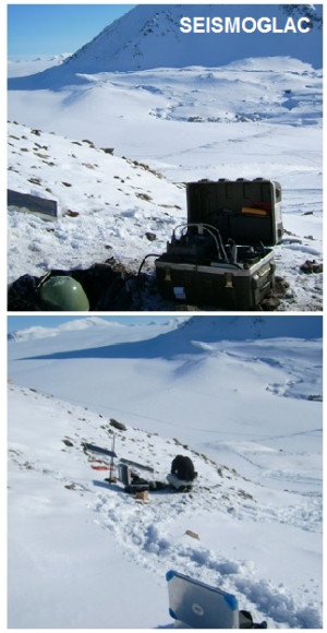 Plassering av utstyr som målte seismisk aktivitet på Svalbard. Foto: Andreas Köhler, Institutt for geofag