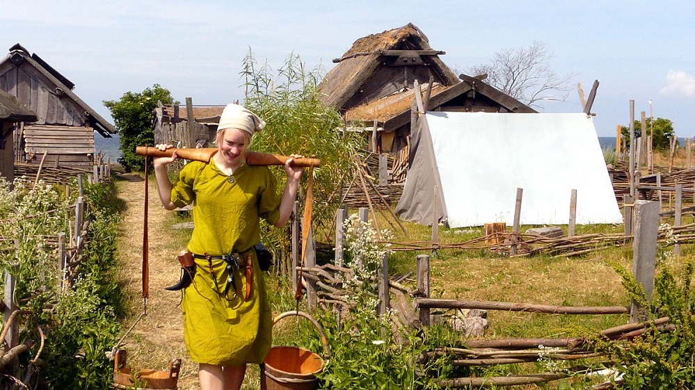 Photo of vikings agriculture taken from the living history setting of Fotevikens Museum in Sweden. Photo: Fährtenleser/Wikimedia