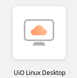 UiO Linux Desktop VDI icon