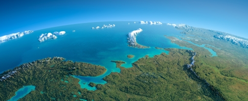 Barentshavet er en del av det arktiske hav. Illustrasjonsfoto: Colourbox.no, NASA