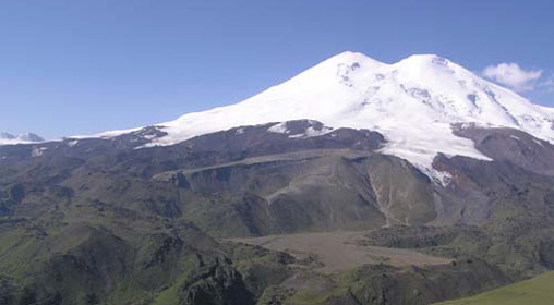 Mount Elbrus, Kaukasus fjellkjeden. Foto: UiO.