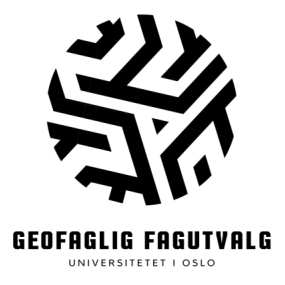 Logo: Geofaglig fagutvalg (GFU) ved Institutt for geofag, Universitetet i Oslo