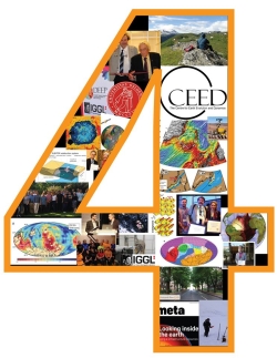 Logo for four years-jubilee. Logo: CEED