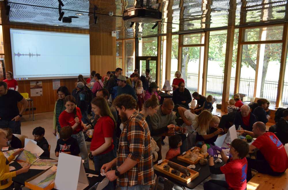 Stol på Steinene! var i Klimahuset på Tøyen. Foto: Helle Vikki Vogt Munthe-Kaas