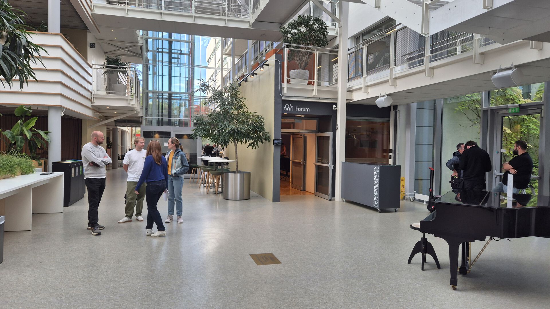 Bildet viser arealet utenfor Forum