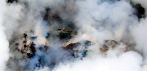 The Big Island - Hawaii. Øya Hawaii i Stillehavet har flere vulkaner, og vulkankrateret Kilauea har vært aktivt lenge. Foto: Brocken Inaglory / Wikipedia CC