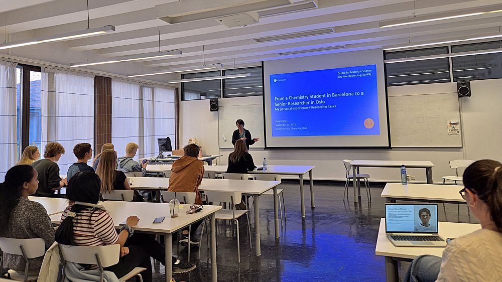 Senior researcher Ainara Nova shared her valuable experiences as a researcher and inspires future chemists. 