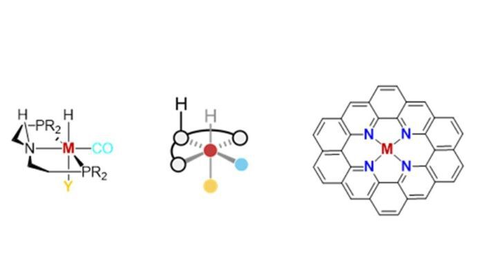 Figure. Schematic representation of some of the catalysts included in the presentation.