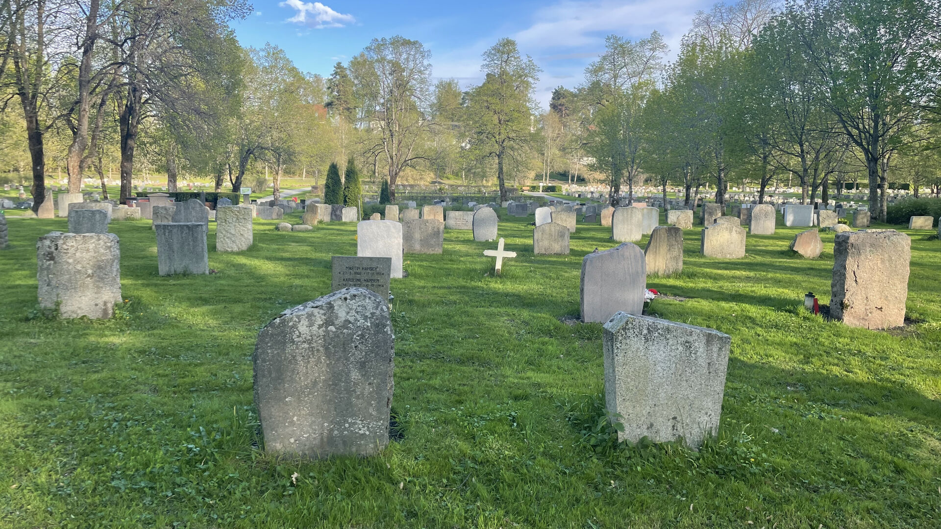 kirkegård, gravsteiner
