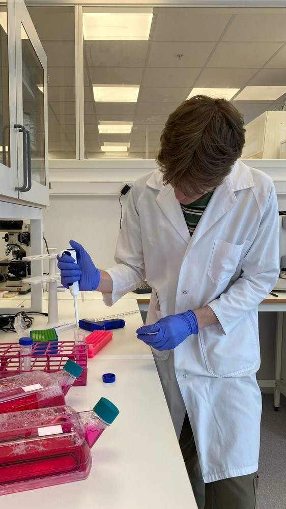 mann på lab