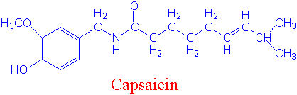 Kjemisk formel capsaicin