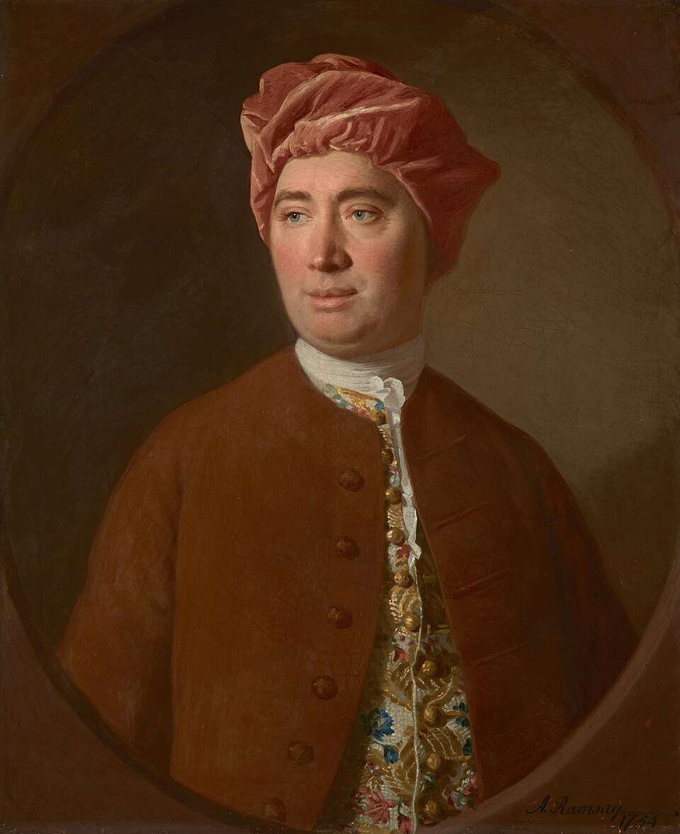 David Hume malt av den skotske maleren Allan Ramsay 11713 -1784). Wikimedia Commons.